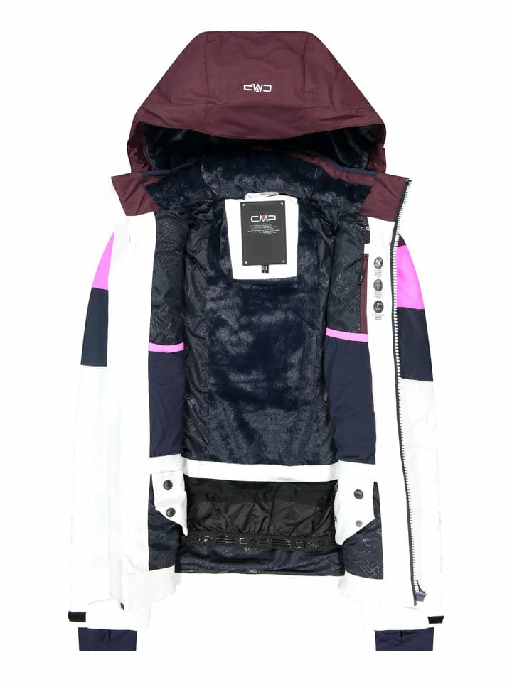 CMP Ski-/snowboardjas Wit/roze 4 CMP Ski-/snowboardjas Wit/roze - Afbeelding 4