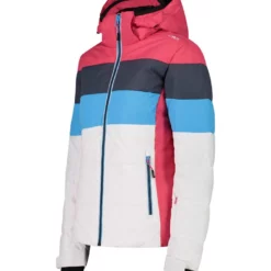 CMP Ski-/snowboardjas Wit/roze/blauw -TROLLKIDS Winkel cmp ski snowboardjas wit roze blauw 2