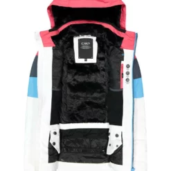CMP Ski-/snowboardjas Wit/roze/blauw -TROLLKIDS Winkel cmp ski snowboardjas wit roze blauw 3