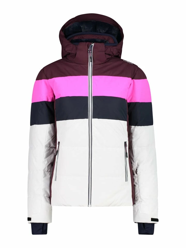 CMP Ski-/snowboardjas Wit/roze 1 CMP Ski-/snowboardjas Wit/roze