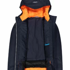 CMP Ski-/snowboardjas Zwart/blauw -TROLLKIDS Winkel cmp ski snowboardjas zwart blauw 3