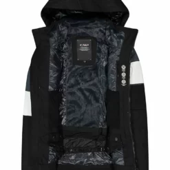CMP Ski-/snowboardjas Zwart/grijs/wit -TROLLKIDS Winkel cmp ski snowboardjas zwart grijs wit 3