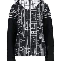CMP Ski-/snowboardjas Zwart/wit