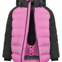 Color Kids Ski-/snowboardjas Lichtroze/zwart -TROLLKIDS Winkel color kids ski snowboardjas lichtroze zwart 2