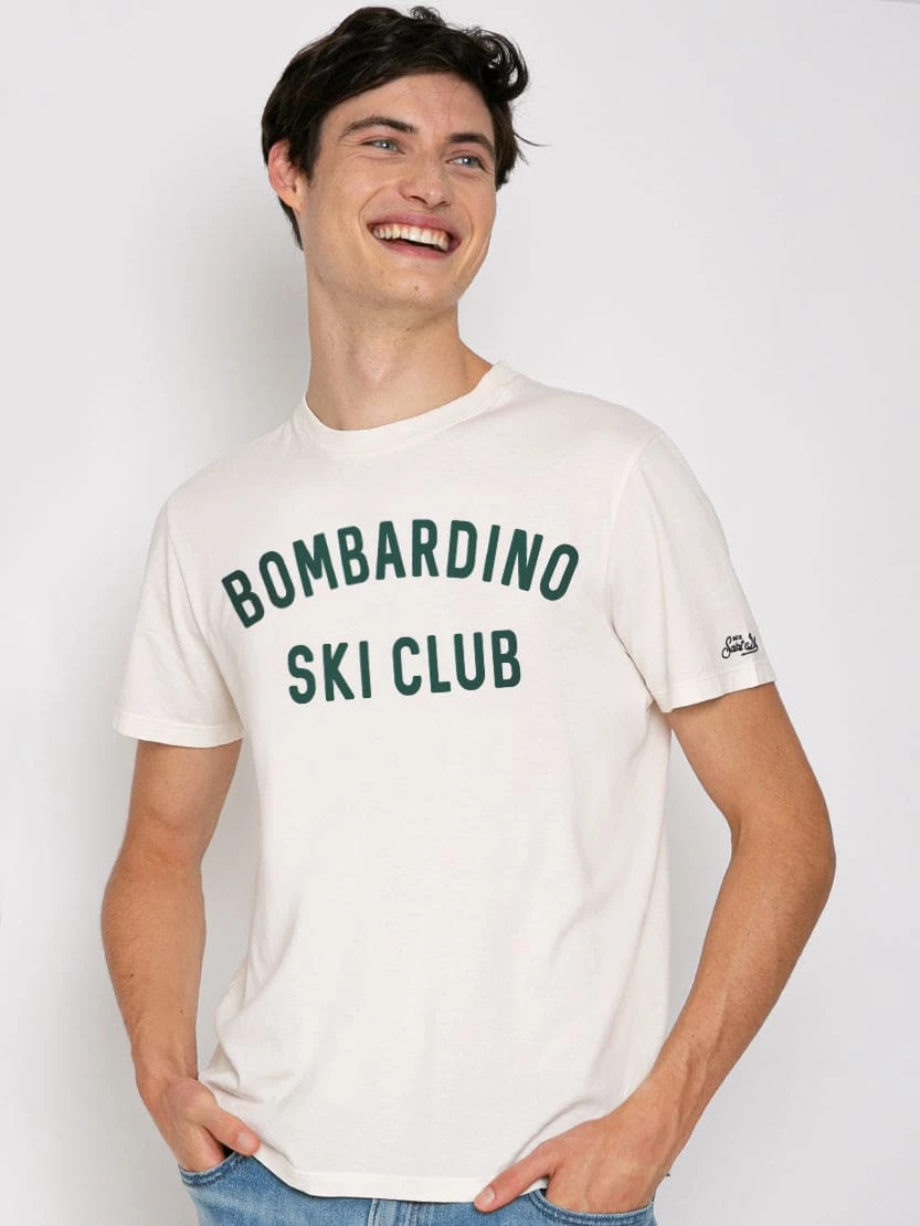 MC2 Saint Barth Bombardino Ski Club Print Man T-shirt – Men 1 MC2 Saint Barth Bombardino Ski Club Print Man T-shirt – Men