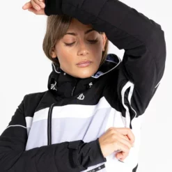 Dare 2b Ski-/snowboardjas "Conveyed" Zwart/wit -TROLLKIDS Winkel dare 2b ski snowboardjas conveyed zwart wit 3