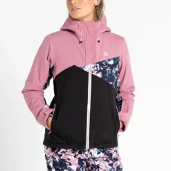 Dare 2b Ski-/snowboardjas "Determined" Lichtroze/zwart -TROLLKIDS Winkel dare 2b ski snowboardjas determined lichtroze zwart 3