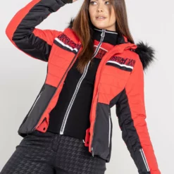 Dare 2b Ski-/snowboardjas "Dynamite" Rood/zwart 7 Dare 2b Ski-/snowboardjas "Dynamite" Rood/zwart -TROLLKIDS Winkel dare 2b ski snowboardjas dynamite rood zwart 3