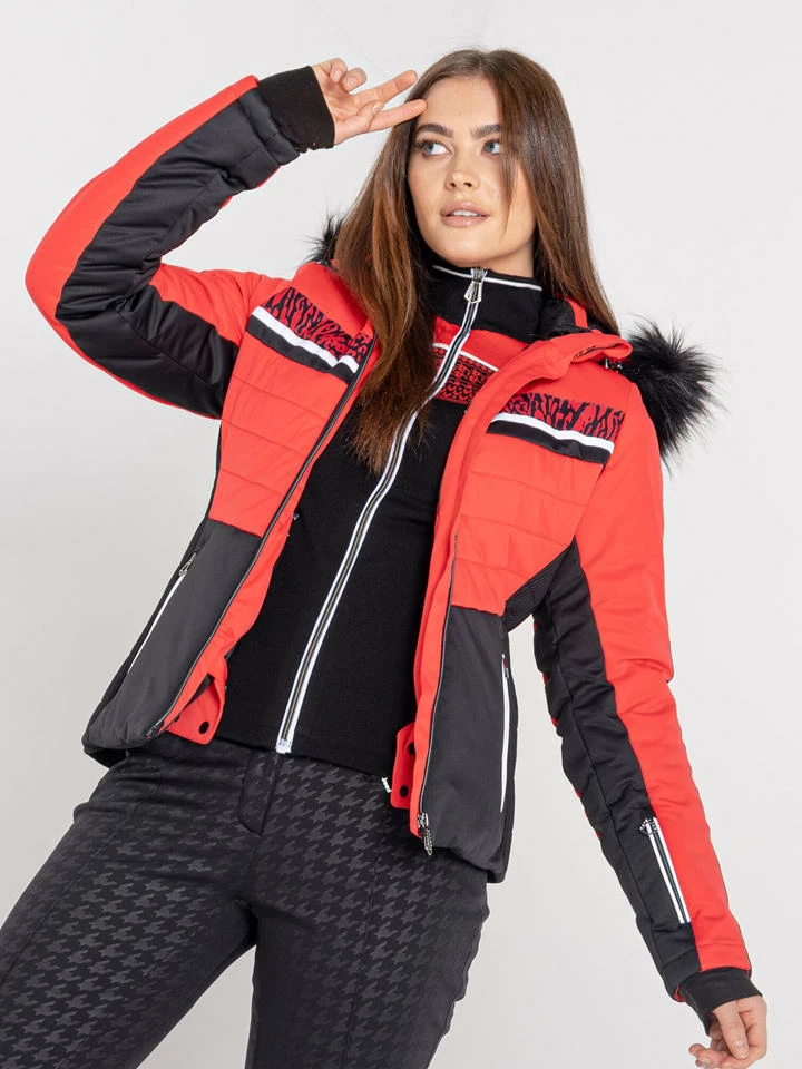 Dare 2b Ski-/snowboardjas "Dynamite" Rood/zwart 4 Dare 2b Ski-/snowboardjas "Dynamite" Rood/zwart - Afbeelding 4