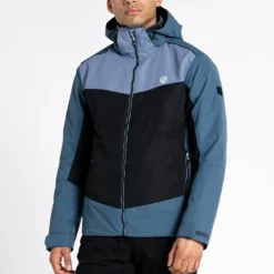 Dare 2b Ski-/snowboardjas "Embodied" Blauwgrijs/zwart -TROLLKIDS Winkel dare 2b ski snowboardjas embodied blauwgrijs zwart 2