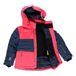 Dare 2b Ski-/snowboardjas "Freeze Up" Roze/donkerblauw -TROLLKIDS Winkel dare 2b ski snowboardjas freeze up roze donkerblauw 2