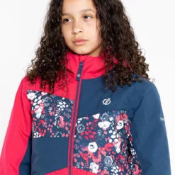 Dare 2b Ski-/snowboardjas "Glee II" Roze/donkerblauw -TROLLKIDS Winkel dare 2b ski snowboardjas glee ii roze donkerblauw 3