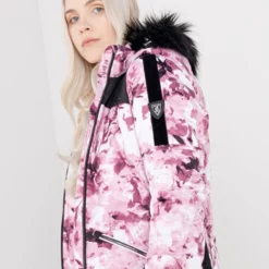 Dare 2b Ski-/snowboardjas "Prestige" Roze/zwart 7 Dare 2b Ski-/snowboardjas "Prestige" Roze/zwart -TROLLKIDS Winkel dare 2b ski snowboardjas prestige roze zwart 2