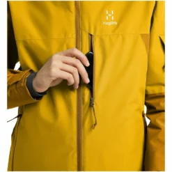 Haglöfs Ski-/snowboardjas "Gondol" Geel -TROLLKIDS Winkel haglofs ski snowboardjas gondol geel 4