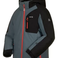 Kamik Ski-/snowboardjas "Hudson" Blauwgrijs/zwart 7 Kamik Ski-/snowboardjas "Hudson" Blauwgrijs/zwart -TROLLKIDS Winkel kamik ski snowboardjas hudson blauwgrijs zwart 2