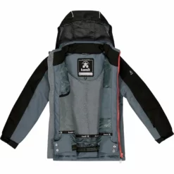 Kamik Ski-/snowboardjas "Hudson" Blauwgrijs/zwart 8 Kamik Ski-/snowboardjas "Hudson" Blauwgrijs/zwart -TROLLKIDS Winkel kamik ski snowboardjas hudson blauwgrijs zwart 3