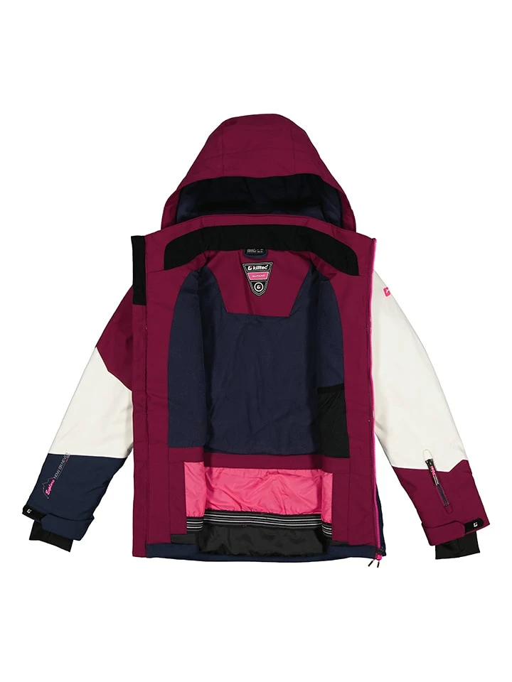 Killtec Ski-/snowboardjas Bordeaux/donkerblauw 2 Killtec Ski-/snowboardjas Bordeaux/donkerblauw - Afbeelding 2