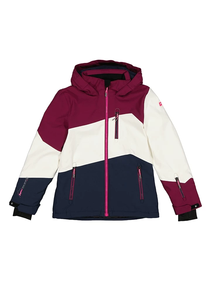 Killtec Ski-/snowboardjas Bordeaux/donkerblauw 1 Killtec Ski-/snowboardjas Bordeaux/donkerblauw