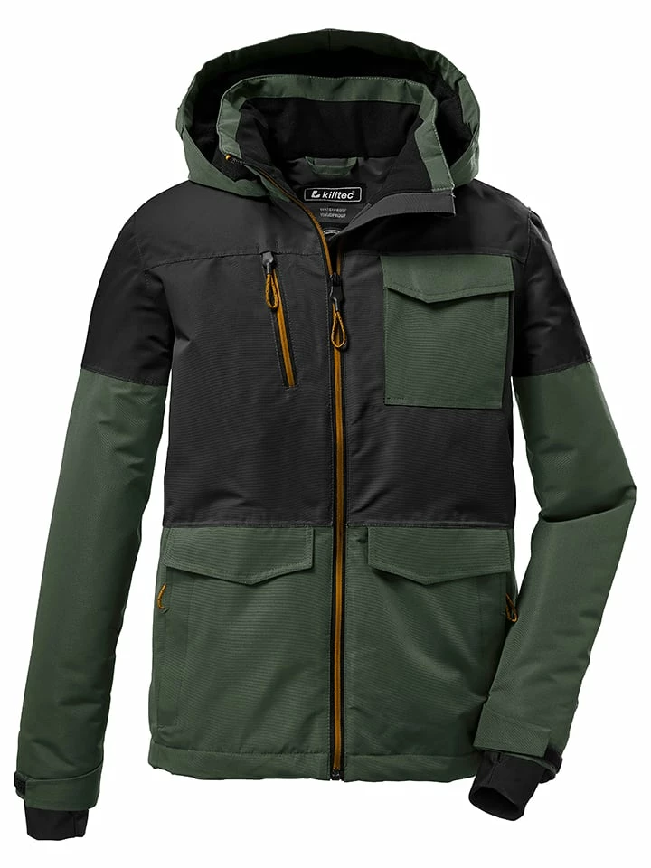 Killtec Ski-/snowboardjas Groen/antraciet 1 Killtec Ski-/snowboardjas Groen/antraciet