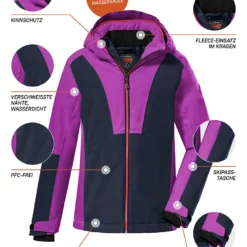 Killtec Ski-/snowboardjas Paars/donkerblauw 9 Killtec Ski-/snowboardjas Paars/donkerblauw -TROLLKIDS Winkel killtec ski snowboardjas paars donkerblauw 4