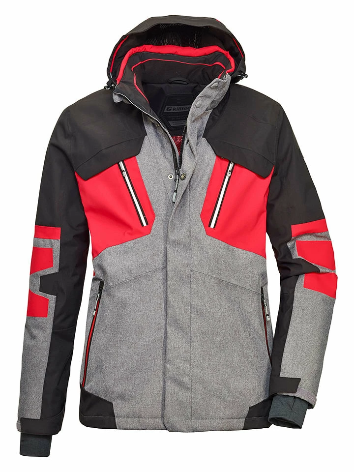 Killtec Ski-/snowboardjas "Savognin" Grijs 1 Killtec Ski-/snowboardjas "Savognin" Grijs