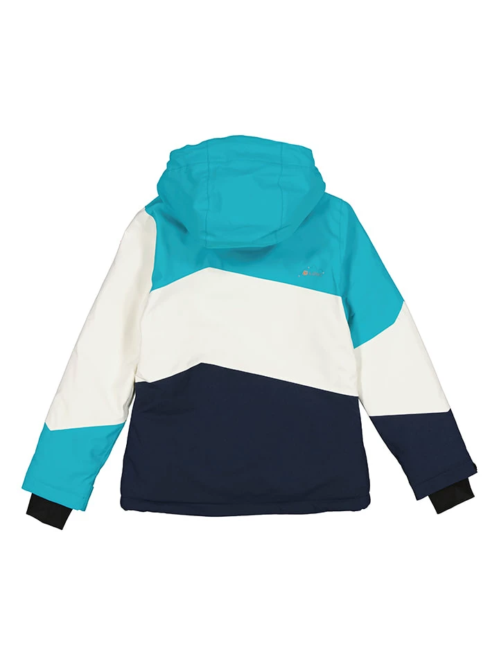 Killtec Ski-/snowboardjas Turquoise/donkerblauw 3 Killtec Ski-/snowboardjas Turquoise/donkerblauw - Afbeelding 3
