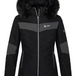 KILPI Ski-/snowboardjas "Alisia" Zwart/grijs