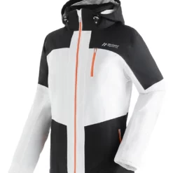 Maier Sports Ski-/snowboardjas "Eiberg" Zwart/wit
