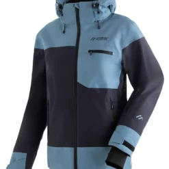 Maier Sports Ski-/snowboardjas Lichtblauw/zwart