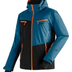 Maier Sports Ski-/snowboardjas Petrol/zwart