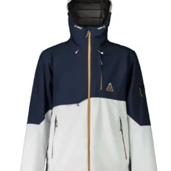 Maloja Ski-/snowboardjas "MudestM" Wit/donkerblauw