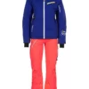 2-delige Ski-/snowboardoutfit "Astec" Paars/koraalrood