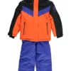 2-delige Ski-/snowboardoutfit Blauw/oranje