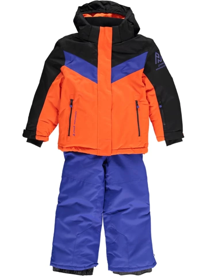 2-delige Ski-/snowboardoutfit Blauw/oranje 1 2-delige Ski-/snowboardoutfit Blauw/oranje