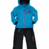 2-delige Ski-/snowboardoutfit Blauw/zwart