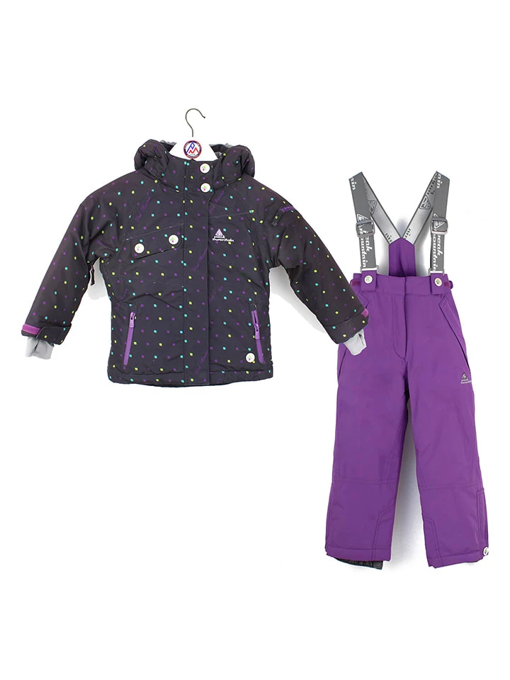 2-delige Ski-/snowboardoutfit Donkerblauw/paars 1 2-delige Ski-/snowboardoutfit Donkerblauw/paars