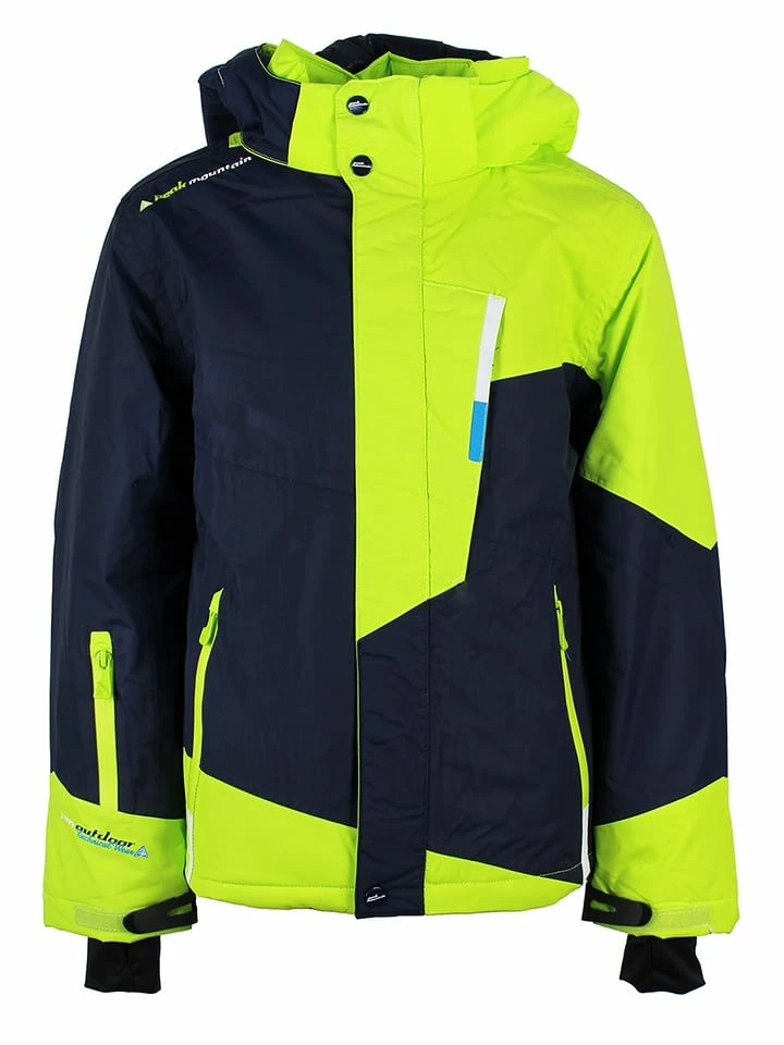 2-delige Ski-/snowboardoutfit Groen/donkerblauw 2 2-delige Ski-/snowboardoutfit Groen/donkerblauw - Afbeelding 2