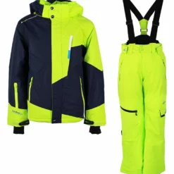 TROLLKIDS Winkel 24 2-delige Ski-/snowboardoutfit Groen/donkerblauw