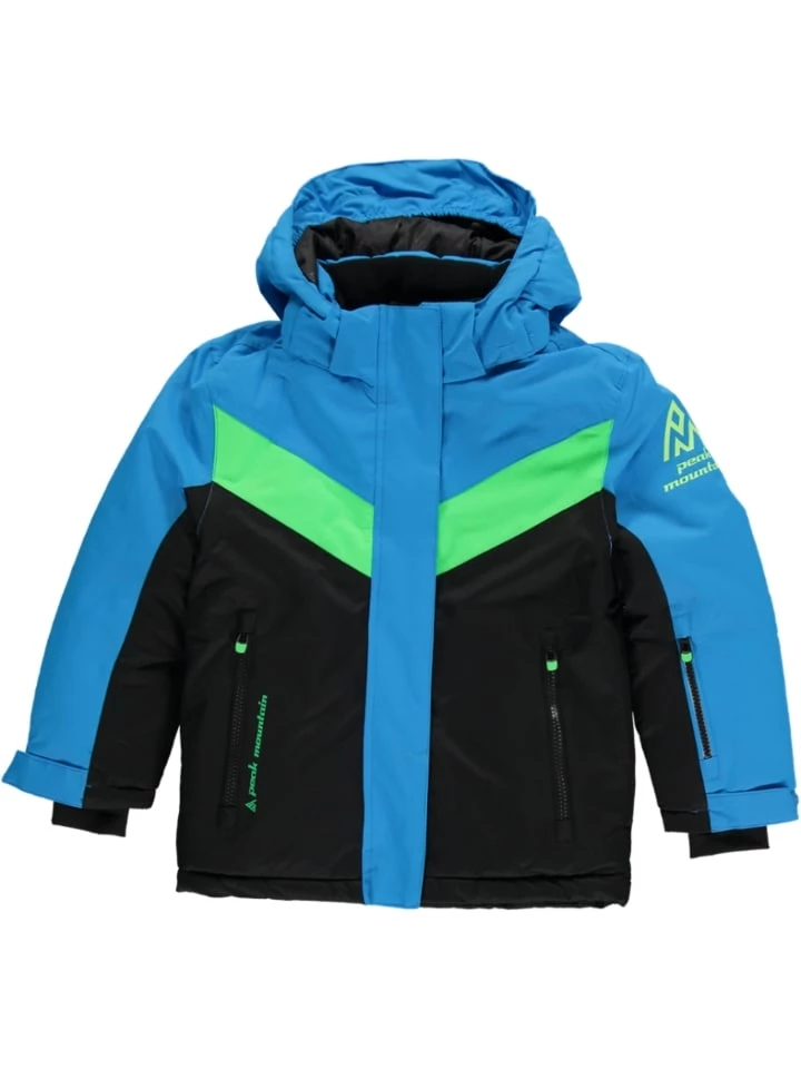 2-delige Ski-/snowboardoutfit Groen/lichtblauw 2 2-delige Ski-/snowboardoutfit Groen/lichtblauw - Afbeelding 2