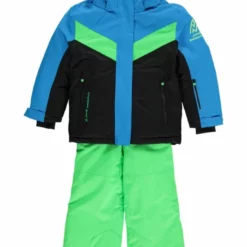 TROLLKIDS Winkel 26 2-delige Ski-/snowboardoutfit Groen/lichtblauw