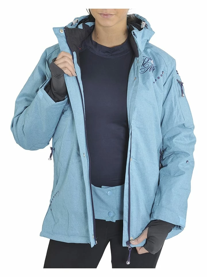 2-delige Ski-/snowboardoutfit Lichtblauw 2 2-delige Ski-/snowboardoutfit Lichtblauw - Afbeelding 2