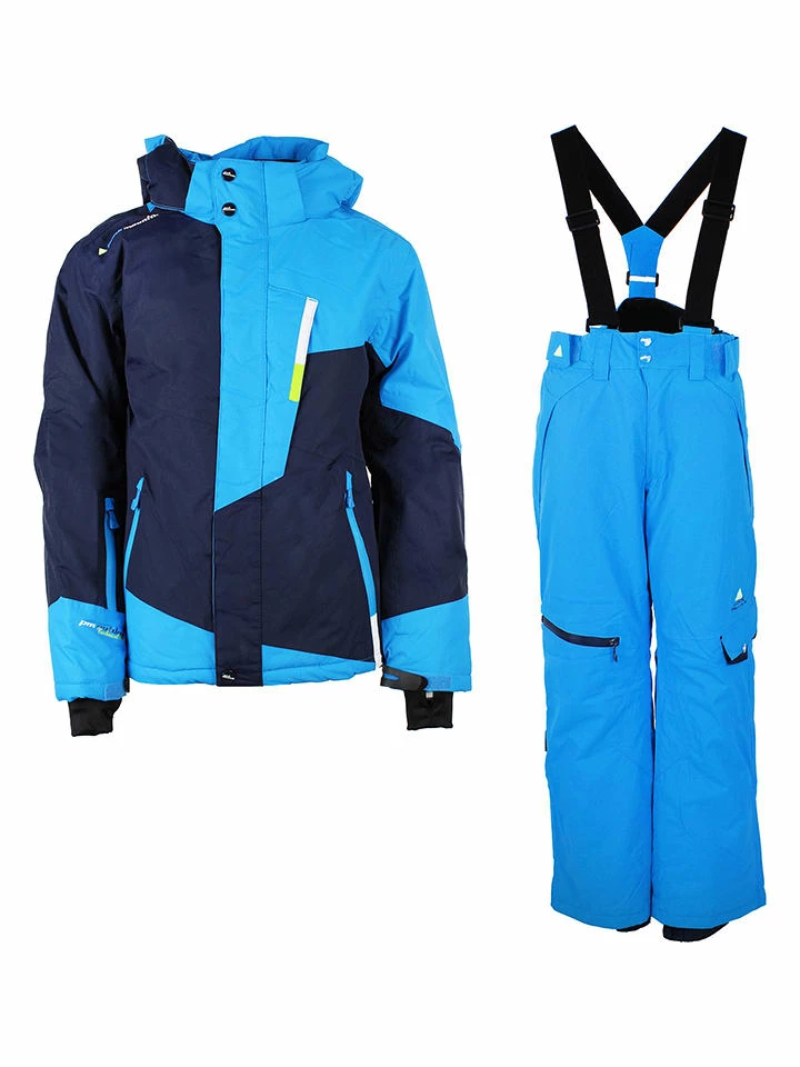 2-delige Ski-/snowboardoutfit Lichtblauw/donkerblauw 1 2-delige Ski-/snowboardoutfit Lichtblauw/donkerblauw