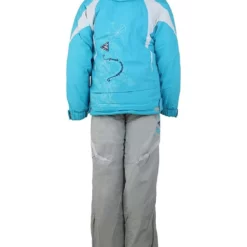 TROLLKIDS Winkel -TROLLKIDS Winkel peak mountain 2 delige ski snowboardoutfit lichtblauw grijs 1