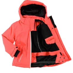 2-delige Ski-/snowboardoutfit Neonroze/zwart -TROLLKIDS Winkel peak mountain 2 delige ski snowboardoutfit neonroze zwart 2