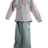 2-delige Ski-/snowboardoutfit Rosé/grijs