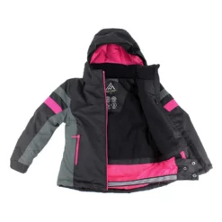 2-delige Ski-/snowboardoutfit Zwart/roze -TROLLKIDS Winkel peak mountain 2 delige ski snowboardoutfit zwart roze 4