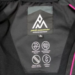 2-delige Ski-/snowboardoutfit Zwart/roze -TROLLKIDS Winkel peak mountain 2 delige ski snowboardoutfit zwart roze 9