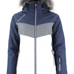 Ski-/snowboardjas "Afidol" Blauw/wit