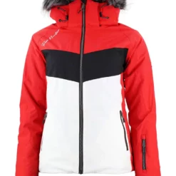Ski-/snowboardjas "Afidol" Rood/wit
