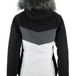 Ski-/snowboardjas "Afidol" Zwart/wit -TROLLKIDS Winkel peak mountain ski snowboardjas afidol zwart wit 2